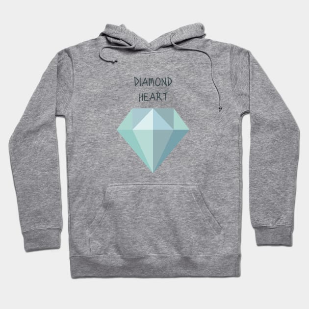 Diamond heart Hoodie by AliJun